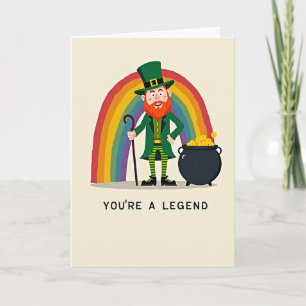 Carte légendaire du Chanceux Leprechaun