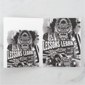 CARTE LEGENDARY GORILLA LESSONS LEARN GREETING CARD  (Intérieur)