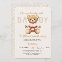 Legendary Red Belt Judo Bear – Baby Shower 