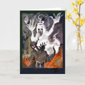 Carte ** Légende de Halloween d'Alejandro ** (Fleur jaune)