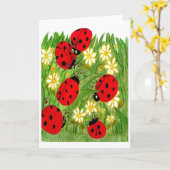 Carte Légende de la coccinelle (Fleur jaune)