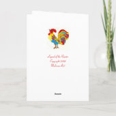 Carte Légende du coq (Dos)