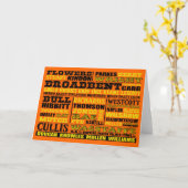 Carte Légendes de Wolverhampton Wanderers (Fleur jaune)