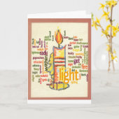 Carte Léger (Fleur jaune)