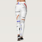 Carte Legging de souterrain de métro de Washington (Dos)