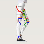 Carte Legging de souterrain de métro de Washington (Droite)