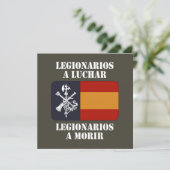 Carte Legionarios a luchar 2 (Debout devant)
