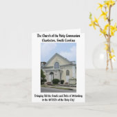 Carte L'Église de la Sainte Communion (Fleur jaune)