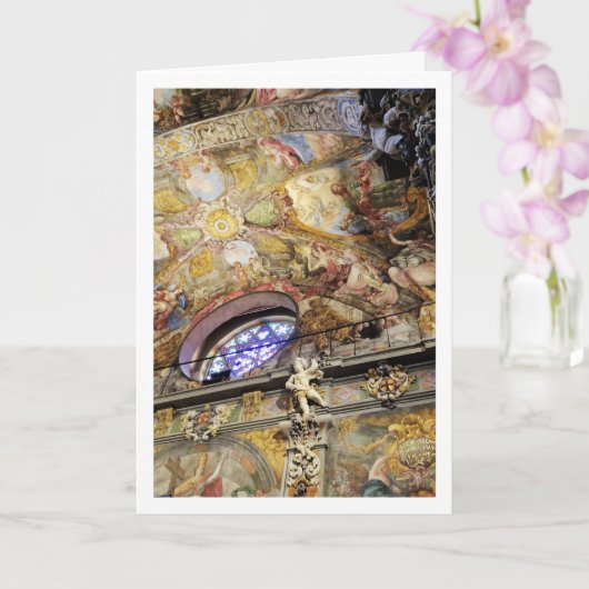 Carte L'église San Nicolás, Valence, Espagne (Orchidée)