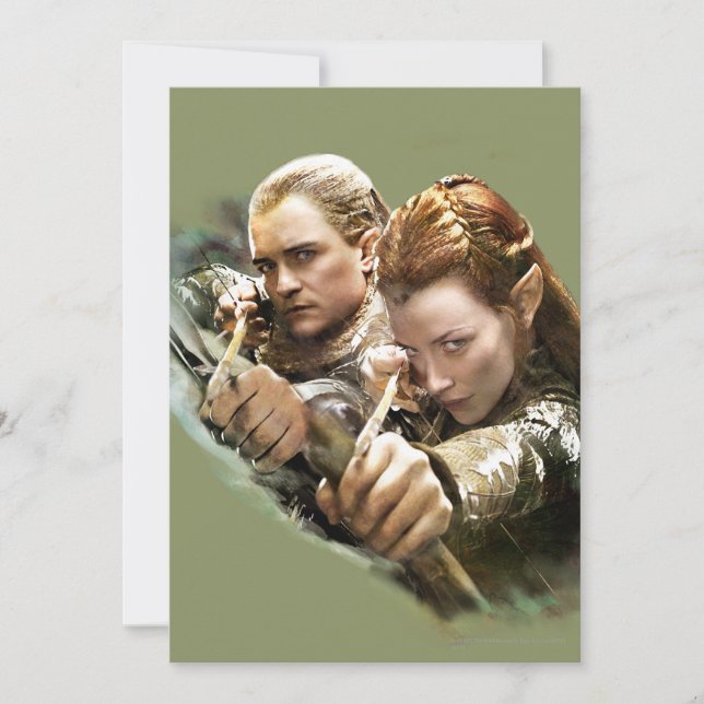Carte LEGOLAS GREENLEAF™ et TAURIEL™ Graphic (Devant)