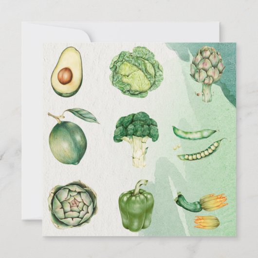 Carte Légumes Frais (Dos)