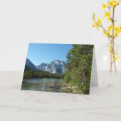 Carte Leigh Lake, parc national de Grand Teton (Fleur jaune)