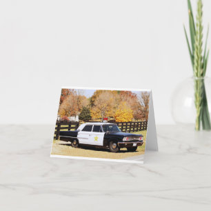 Carte Leipers Fork, TN Police Voiture peinture d'automne