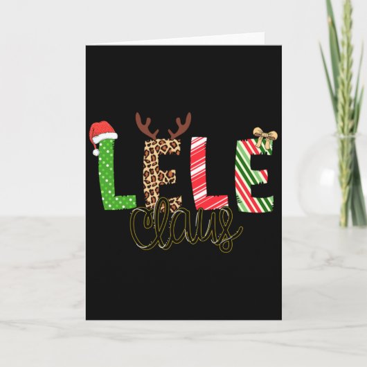 Carte Lele Claus Xmas Happy Family New Santa Claus Chris (Devant)