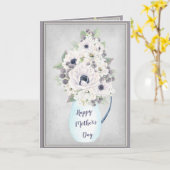 Carte L'Elégante aquarelle florale de la Fête des mères  (Fleur jaune)