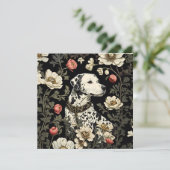 Carte L'élégante Dalmatie William Morris Inspiré (Debout devant)