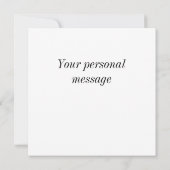 Carte L'élégante Dalmatie William Morris Inspiré (Dos)