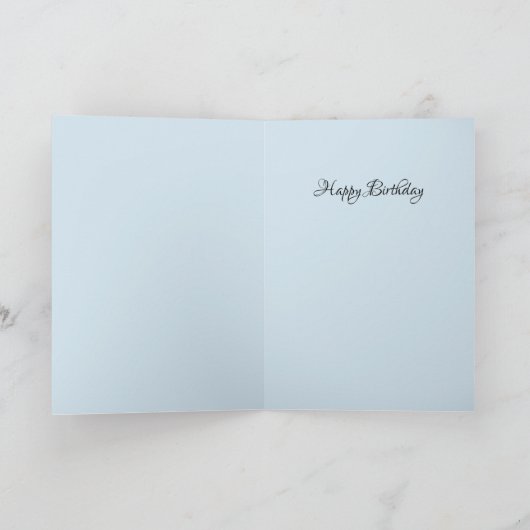 Carte L'éléphant mignon de bébé d'aquarelle avec (Intérieur)