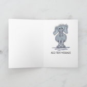 Carte L'éléphant n'oublie jamais (Intérieur)