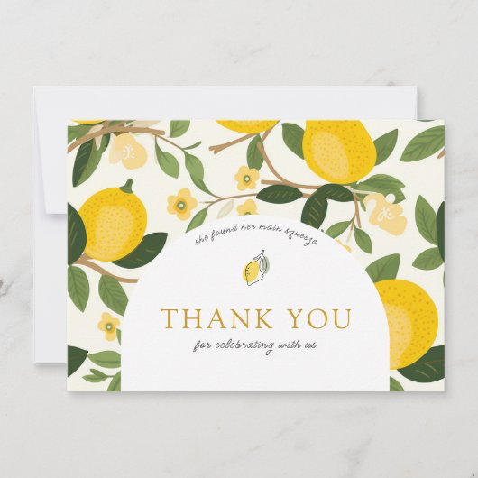 Carte Lemon Elle A Trouvé Sa Fête des mariées De Squeeze (Devant)