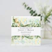 Carte Lemon Grove italienne | Boho Botanical Mariage (Debout devant)