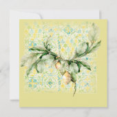 Carte Lemon Grove italienne | Boho Botanical Mariage (Dos)