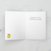 Carte Lemon ONE Happy Birthday Card (Intérieur)