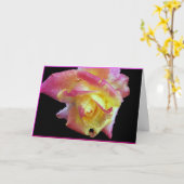 Carte Lémonade rose (Fleur jaune)