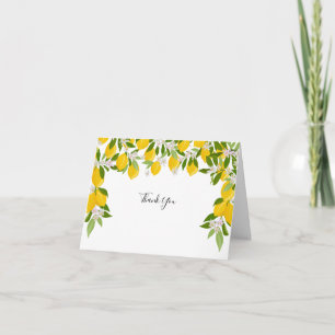 Carte Lemons Blossom Verdure Merci Mariage