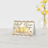 Carte Lemon's et Ladybug's - Note Card (Fleur jaune)