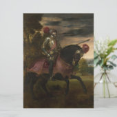 Carte L'empereur Charles V à cheval (par Titien) (Debout devant)