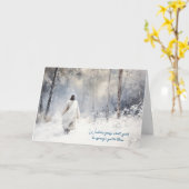 Carte L'emprise de l'hiver dégelera les condoléances (Fleur jaune)