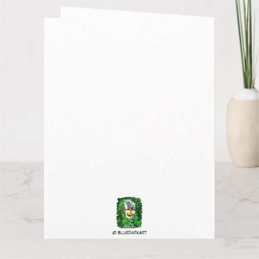 Carte Lémur de Madagascar (Dos)