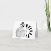 Carte Lemur de Noël (Devant)