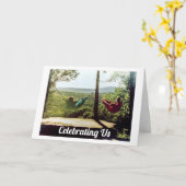 CARTE L'ENDROIT PRÉFÉRÉ EST L'ANNIVERSAIRE "VOUS" (Fleur jaune)