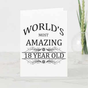 Carte L'enfant de 18 ans le plus Extraordinaire du monde