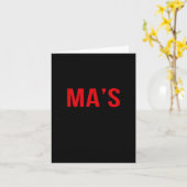 Carte L'enfant préféré de maman humour pour enfants adol (Fleur jaune)