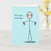 Carte L'enfant suce (Fleur jaune)