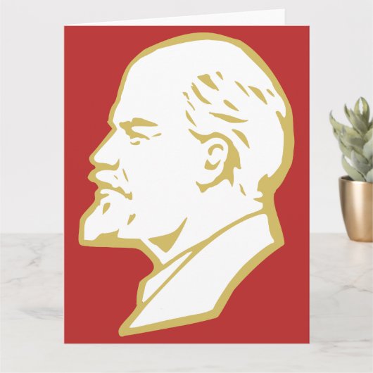 Carte Lénine, URSS, CCCP, Union soviétique, communisme (Petite plante)