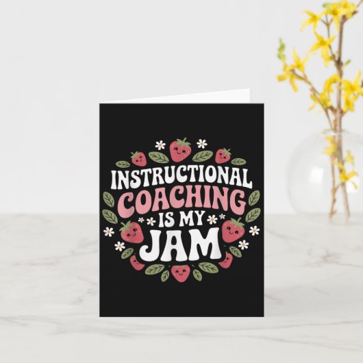 Carte L'Entraînement Instructif Est Mon Jam Enseignant E (Fleur jaune)
