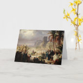 Carte L'entrée du Christ dans Jérusalem (Fleur jaune)