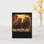 Carte Leo Design 2025 (Fleur jaune)