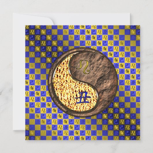 Carte Leo & Earth Ox (Devant)