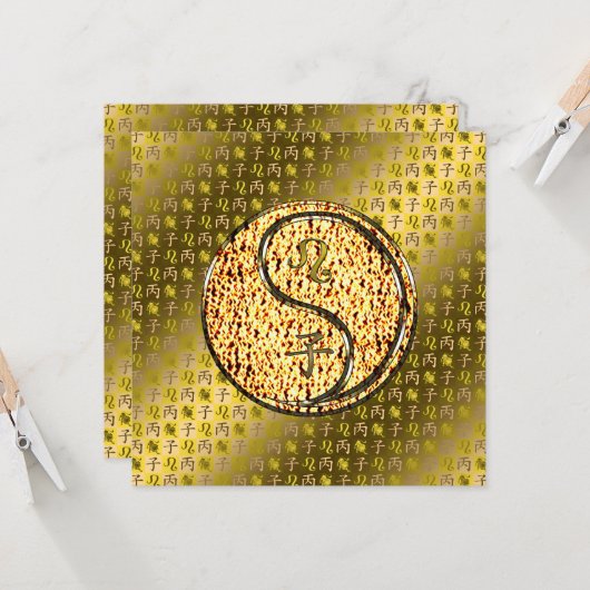 Carte Leo & Fire Rat (Devant/Arrière en situation)