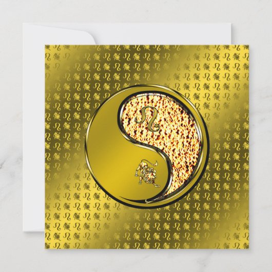 Carte Leo le lion (Devant)