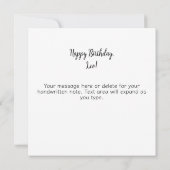 Carte Leo Lion Zodiac Astrology Celestial Birthday (Dos)