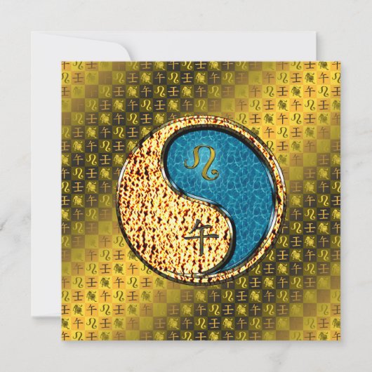 Carte Leo & Water Horse (Devant)