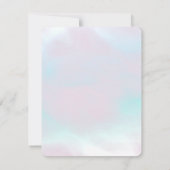 Carte Leo Zodiac Connexion Pastels Style Nacre Imprimer (Dos)