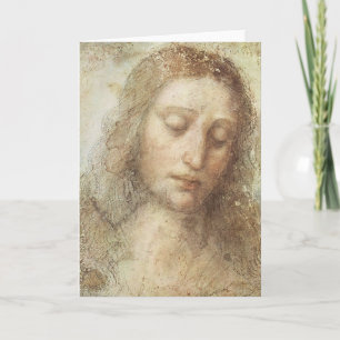 Carte Léonard de Vinci - le Christ