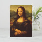 Carte Leonardo Da Vinci Mona Lisa Peinture d'Art (Debout devant)